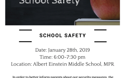 K-8 Parent University: School Safety – January 28th | Talleres para Padres K-8: Seguridad Escolar – 28 de enero